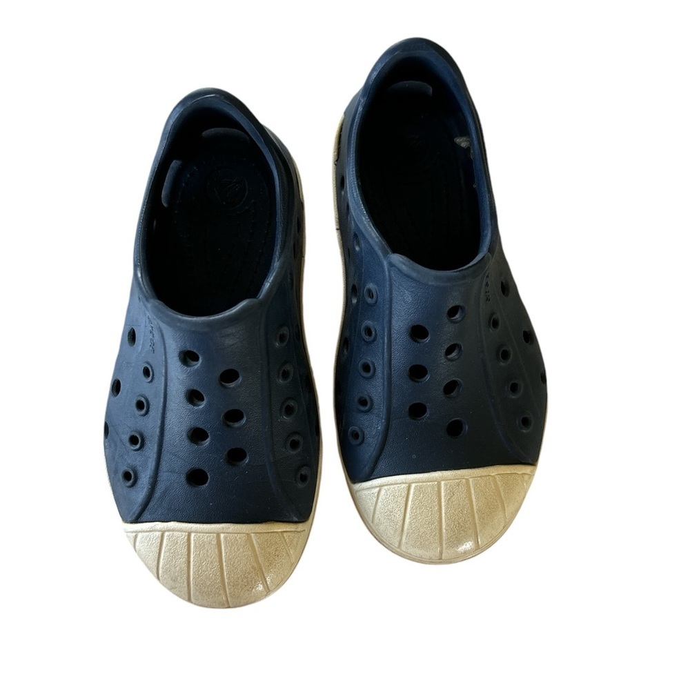 🌺CROCS Kids Blue and cream Shoes